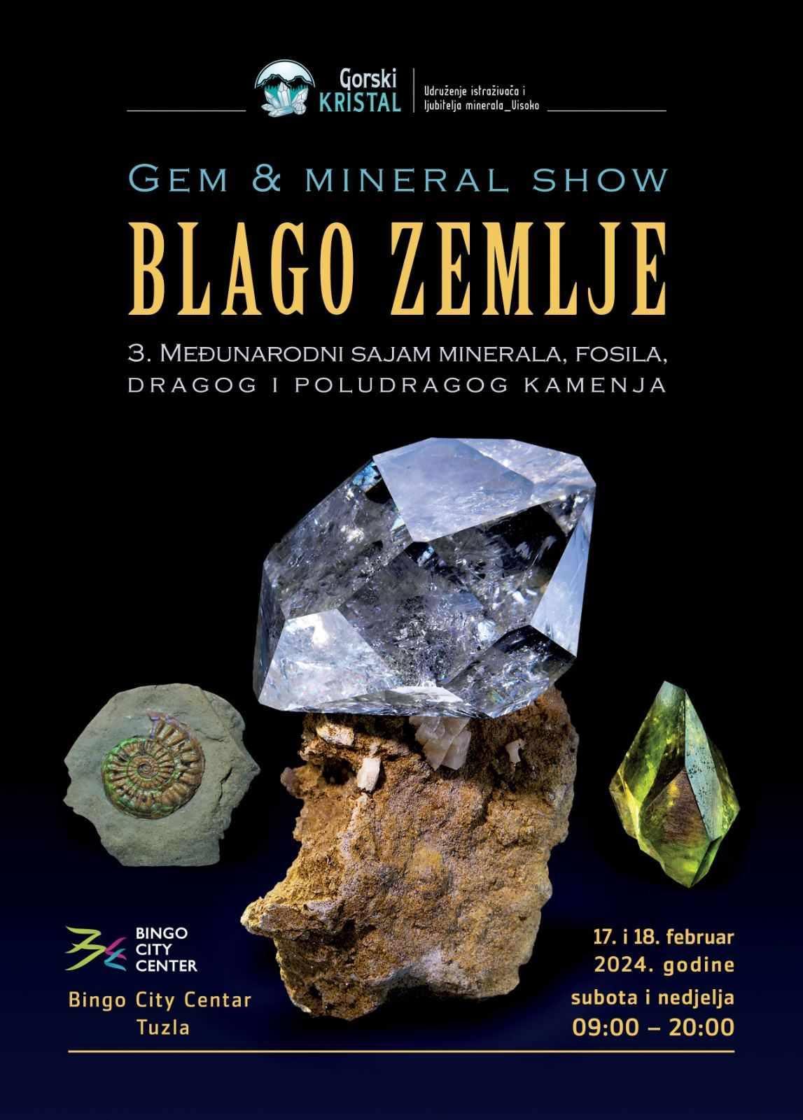 3. Međunarodni sajam minerala, fosila, dragog i poludragog kamenja