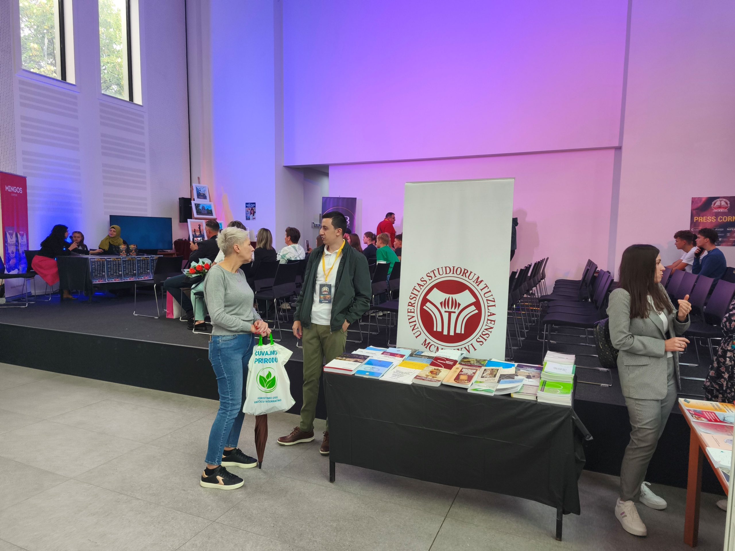 Rudarsko-geološko-građevinski fakultet u sklopu Univerziteta u Tuzli na Sajmu knjige 2025. godine